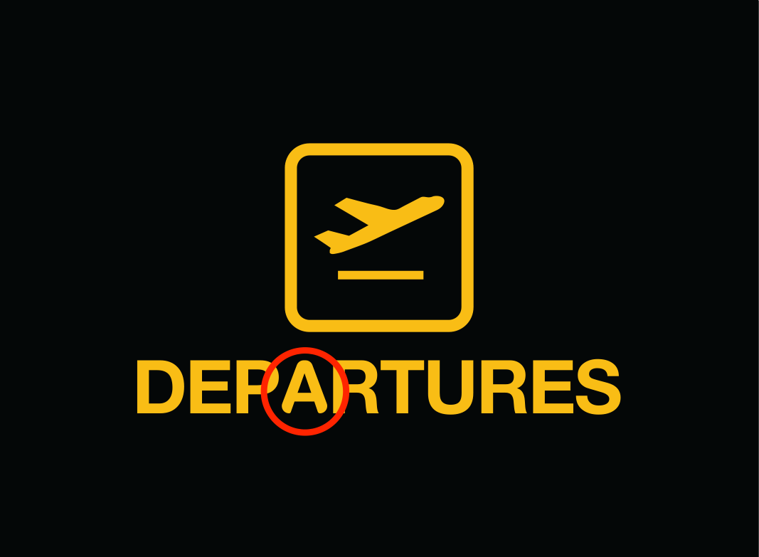 Back design of the Departures cards showing the hidden marking system